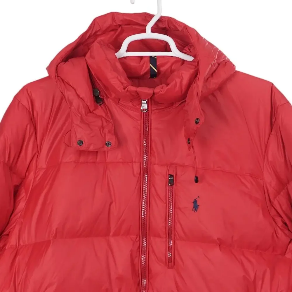 NWOT Polo Ralph Lauren El Cap Jacket 2XB Red Down Puffer Full Zip Hooded